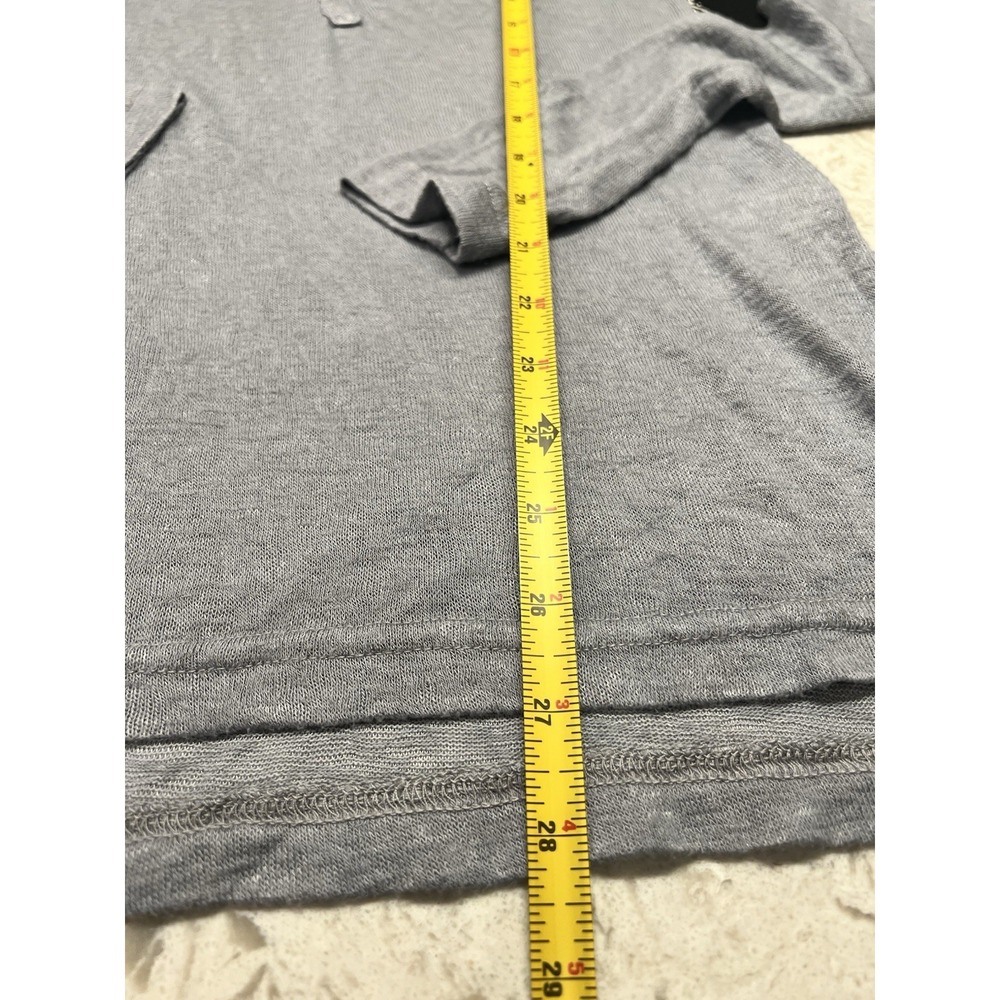 Rails Bluish Gray Long Sleeve Henley Shirt with Pocket Made in USA Size M - Picture 8 of 8